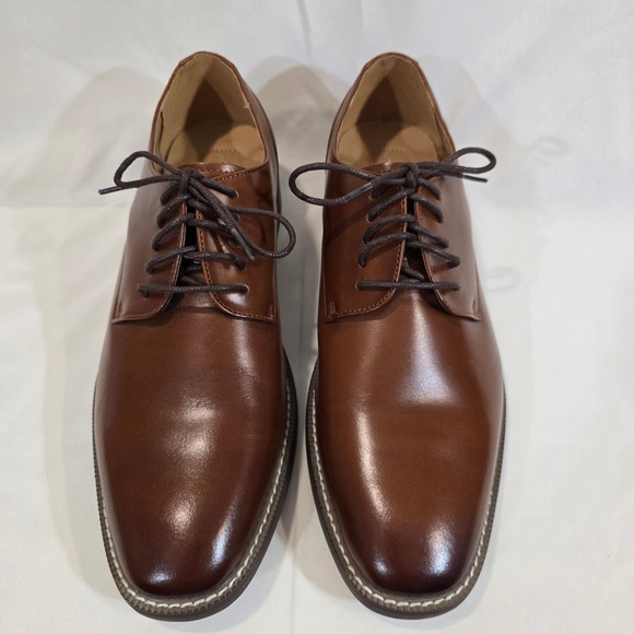 Joseph Abboud Other - Joseph Abboud Thorton Mens Brown Leather Lace Up Oxford Dress Shoes Size 10D